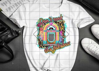 Don’t Rock The Jukebox Country Leopard Png, Sublimation Design, Digital Download 1044423669