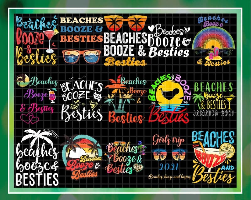 Bundle 27 Beaches Booze and Besties Png, Funny Friends Trips, Beach Summer, Alcoholic Friendship Gift, Girls Beach Trip, Bachelorette Beach 1007203661