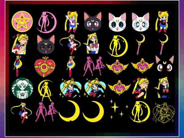 43 designs sailor moon bundle svg, sailor moon svg, anime svg, anime cartoon svg, cricut, silhouette, clipart, cut file, digital download 1007265840