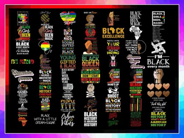 410 designs black history png bundle, black history month, afro black woman african, black queen png, black lives matter, i am black history 1007303136