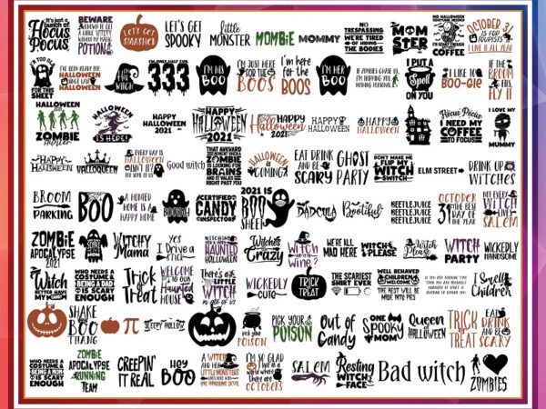 100 halloween 2021 svg bundle pack, best selling, witch svg, pumpkin svg, ghost svg, trick or treat svg, designs, quotes, saying, digital download 856260239