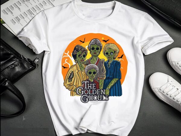 Vintage The Golden Ghouls Custom For Women Halloween 2019 T-Shirt Vintage The Golden Ghouls Custom For Women Halloween 2019 T-Shirt