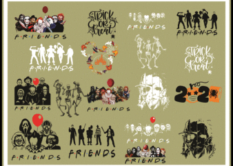 14 Halloween Horror Movie Killers, Scary Friends Png, Horror Characters Friends PNG, Horror Friends Png, Halloween friend PNG 866826266