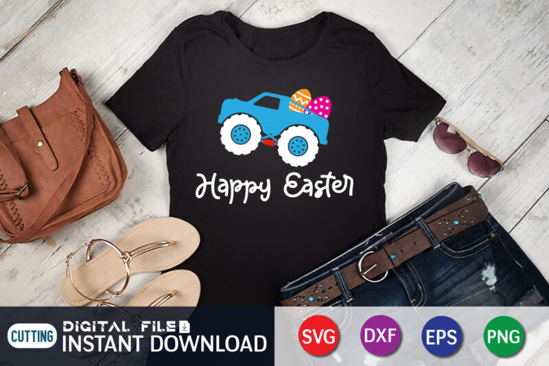 Happy Easter T Shirt, Easter Shirt, Happy Easter SVG, Easter Day Shirt, Happy Easter Shirt, Easter Svg, Easter SVG Bundle, Bunny Shirt, Cutest Bunny Shirt, Easter shirt print template, Easter