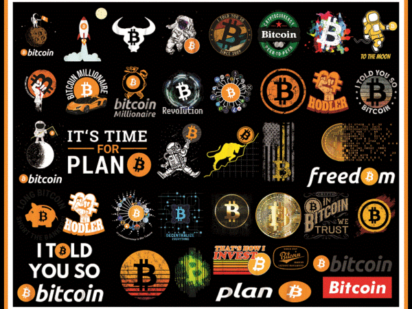 Combo 40 bitcoin png,bitcoin astronaut png, bitoin png, crypito png, bitcoin icon, bitcoin gifts for men png, funny gift for boss png 932685924 t shirt vector file