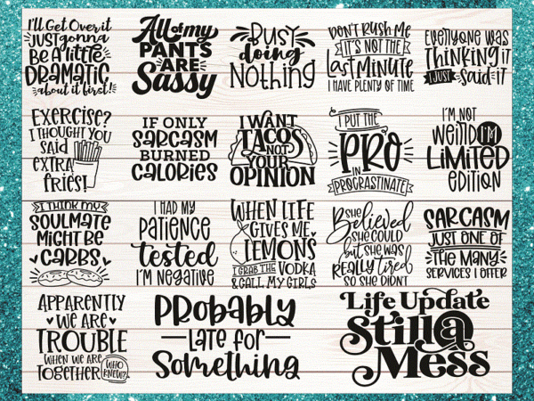 18 funny svg bundle, funny & sarcastic svg files for cricut and silhouette, commercial use, sassy sayings, quote svg for shirts 941110938 18 funny svg bundle, funny & sarcastic svg files for cricut and silhouette, commercial use, sassy sayings, quote svg for shirts 941110938