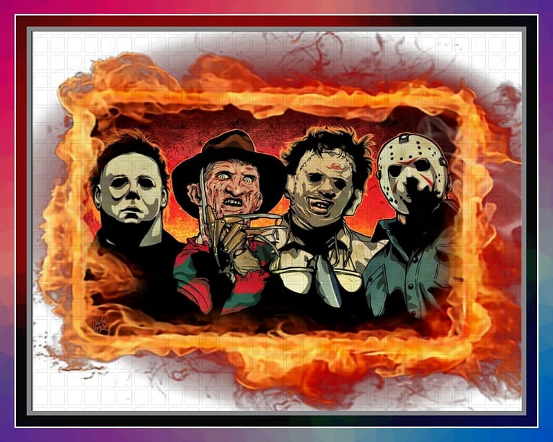 Horror Fire Halloween Png, Freddy Krueger inspired, Sweet Dreams Are Made Of These Nightmare PNG, no physical product, digital download 1028905098
