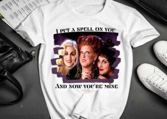 Hocus Pocus Inspired I put a spell on you PNG, No physical product, Digital download 1049210079