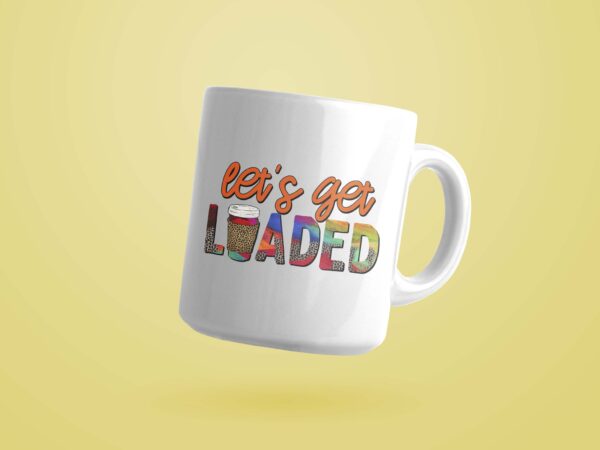 Let’s get loaded with leopard font png sublimation files t shirt vector graphic