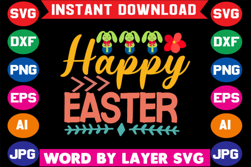 Easter Saurus Rex, Easter Svg Vector T- Shirt Design, Easter Dinosaur, Bunny Saurus, Dinosaur Svg, Funny T Rex Sayings, Easter Svg For Kid, Svg Files For Cricut,easter Dinosaur Svg, Happy