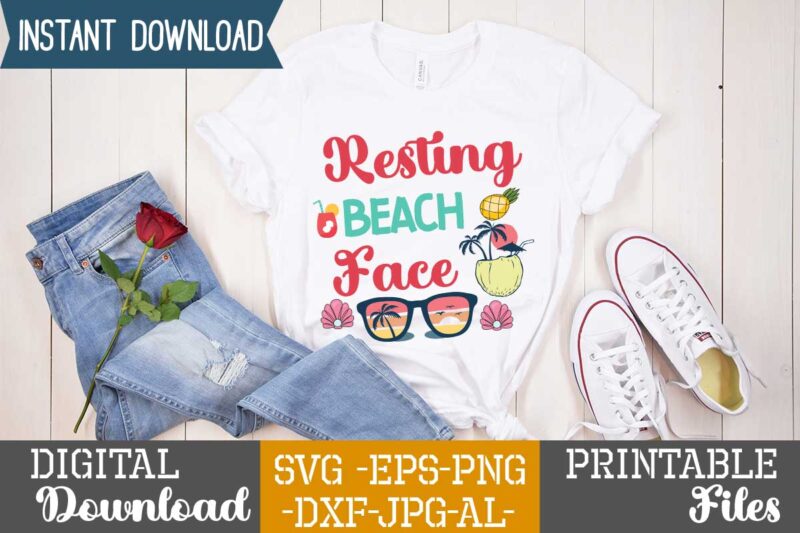 Resting Beach Face,summer design, summer marketing, summer, summer svg, summer pool party, hello summer svg, popsicle svg, summer svg free, summer design 2021, free summer svg, beach sayings svg, summer