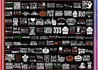 100 Halloween 2022 SVG Bundle Pack, Best Selling, Witch Svg, Pumpkin Svg, Ghost Svg, Trick or Treat Svg, Designs, Quotes, Saying, Digital Download 856260239