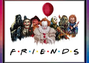 Combo 6 Horror Killers PNG, Horror Characters Friends PNG, Friends,Horror Friends Png,Horror Movie characters,halloween friend PNG 857753560