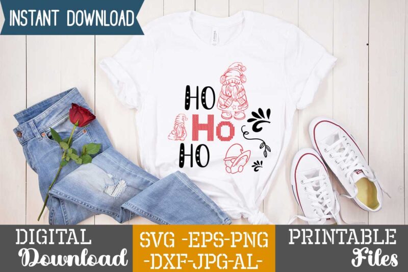 Ho Ho Ho,tshirt design,gnome sweet gnome svg,gnome tshirt design, gnome vector tshirt, gnome graphic tshirt design, gnome tshirt design bundle,gnome tshirt png,christmas tshirt design,christmas svg design,gnome svg bundle