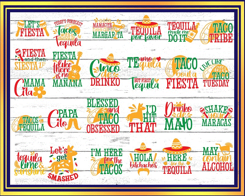 COMBO 600+ Cinco De Mayo PNG, Cinco Drinko Squad, Unicorn png, Mexican Cinco De Mayo png, Happy Cinco De Mayo Birthday, Digital Download CB773323192
