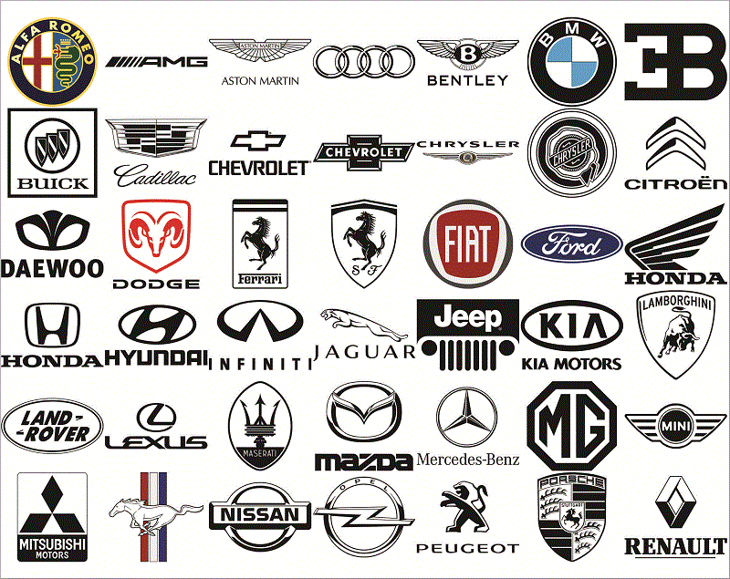 Bundle Car Logo svg big, Car Logo png, Car Decal svg png, Auto Sticker logo, Car Sticker logo images for Cricut Silhouette, Instant download 1012848085