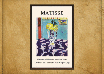 Henri Matisse Digital Print Set of 6 , Printable Exhibition Poster , Matisse Poster , Exhibition Wall Art , Matisse Wall Art ,Gallery Poster 999591821
