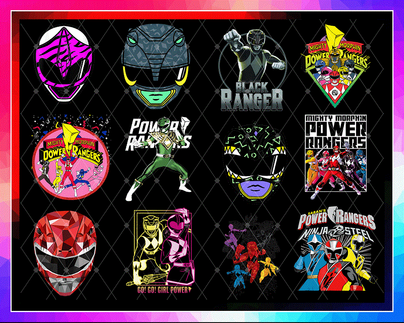 Bundle 36 Power Ranger Png, Logo Power rangers, Face hero, Power rangers png, Dino rangers png, Submilation design, Digital Download 934127653