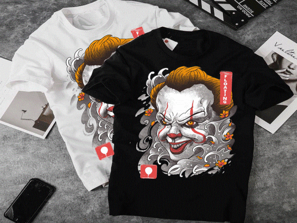 It movie png, slasher film png, horror character png, pennywise’s face png, scary movie png, png printable, digital file, instant download 1057937763 t shirt design for sale