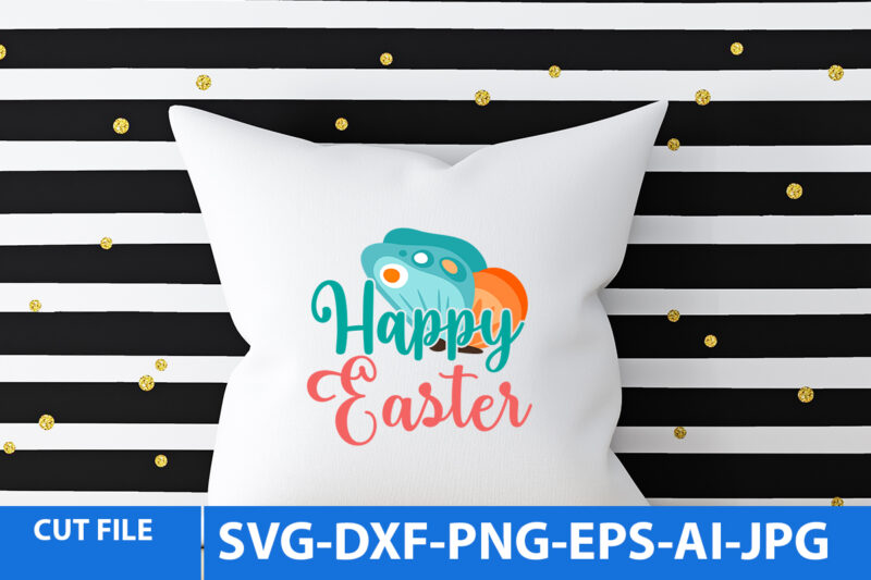 Happy Easter Vector T Shirt Design On Sale