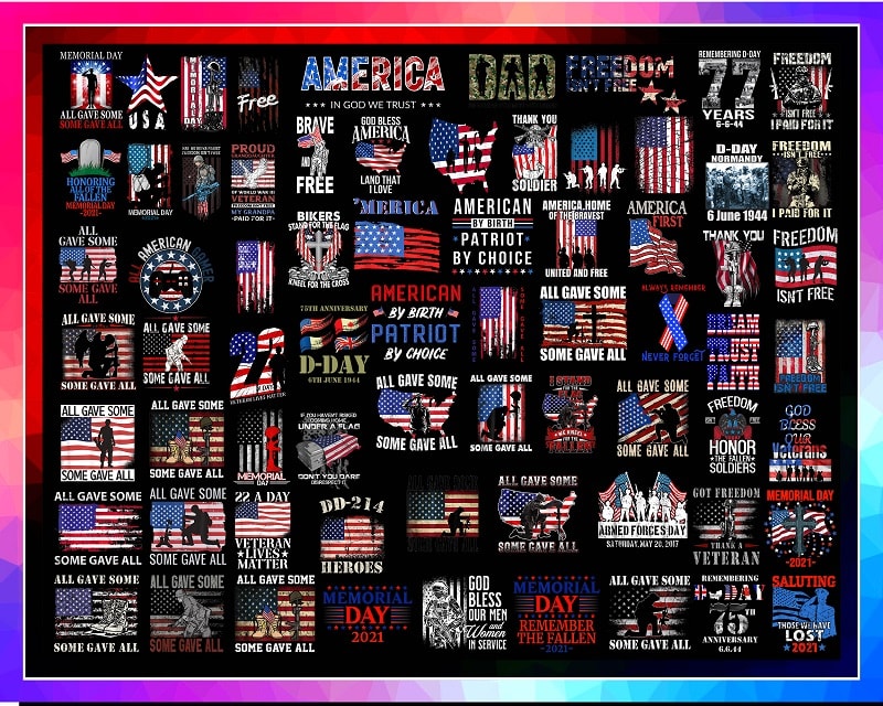 Combo 360 Png, Bundle Memorial Day Png, Memorial Day Remember And Honor, USA American Flag PNG, Happy Memorial Day Png 1017417133