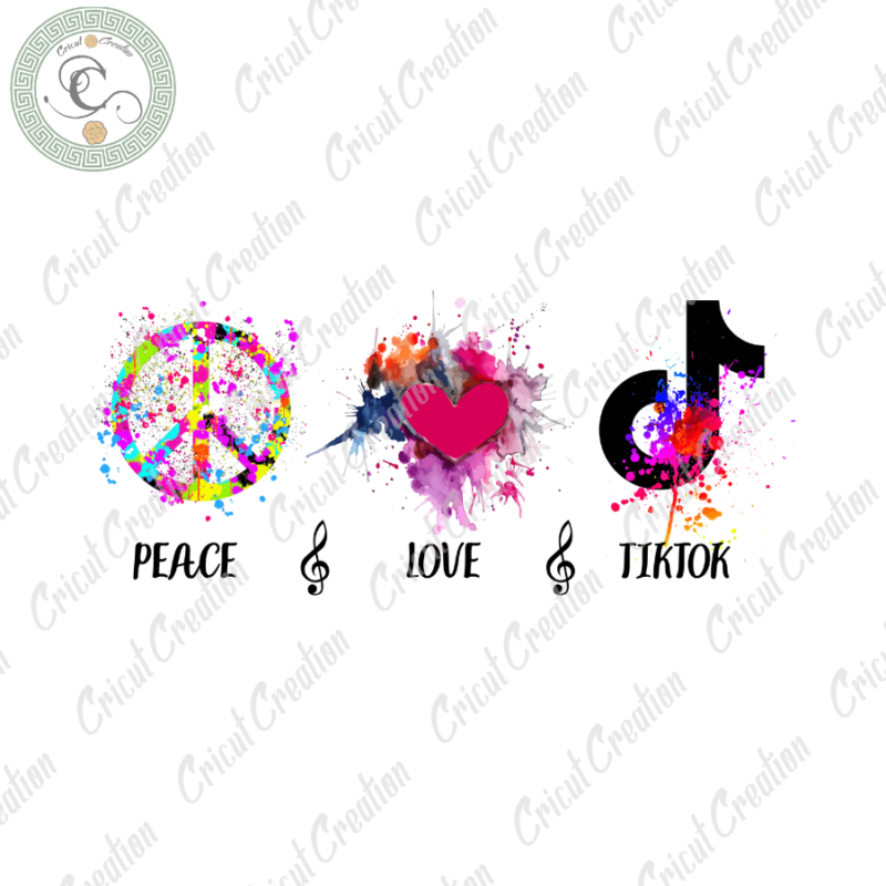 Trending Gifts, Peace Sign Colorful Diy Crafts, Peace Painting Png Files , Love Art Silhouette Files, Trending Cameo Htv Prints