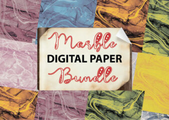 Marble Digital Paper Bundle t shirt designs for sale