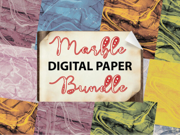 Marble digital paper bundle t shirt designs for sale