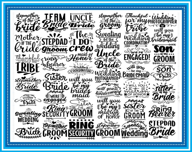 Mr and Mrs SVG file; Wedding SVG file; Bride and Groom SVG; Bride svg; Groom svg