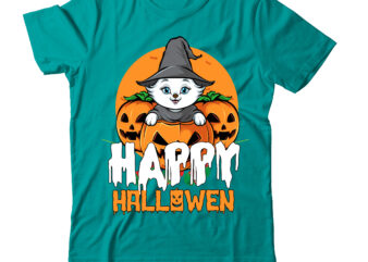 Happy Hallowen Vector Tshirt Design On Sale, Hallowen Vector Graphic Tshirt Design, Hallowen Vector tshirt Design On Sale, Pumpkin Vector Tshirt Design,Scary Night Vector Tshirt Design, Hallowen Tshirt Bundle, Witches