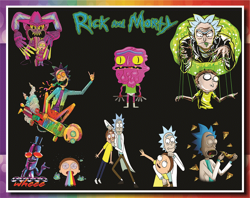 Rick and Morty png Bundle , Rick and Morty, R n M, Design Digital, Cartoon Portraits, Digital Downloads 1002763083