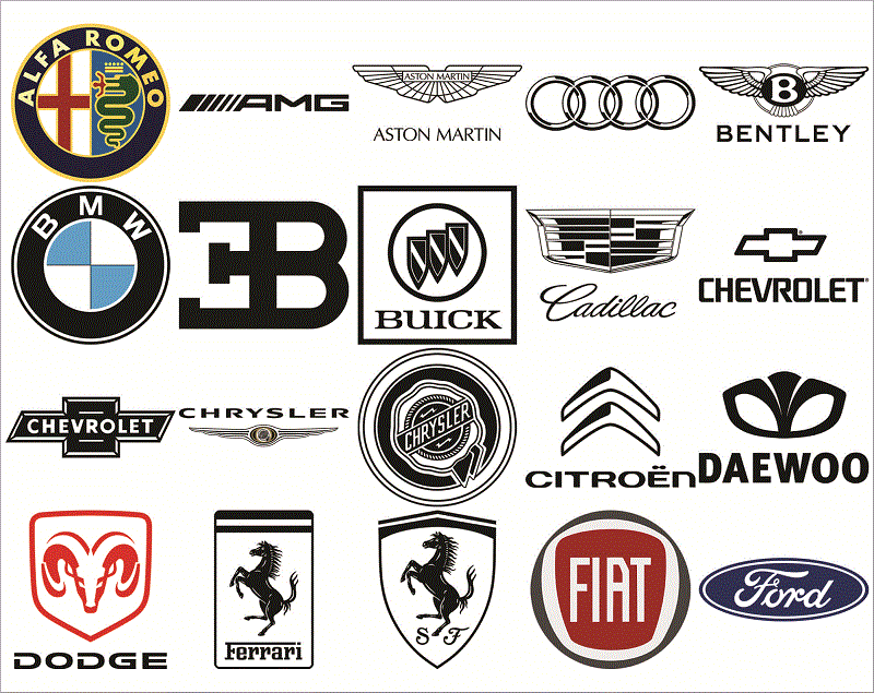 Bundle Car Logo svg big, Car Logo png, Car Decal svg png, Auto Sticker logo, Car Sticker logo images for Cricut Silhouette, Instant download 1012848085
