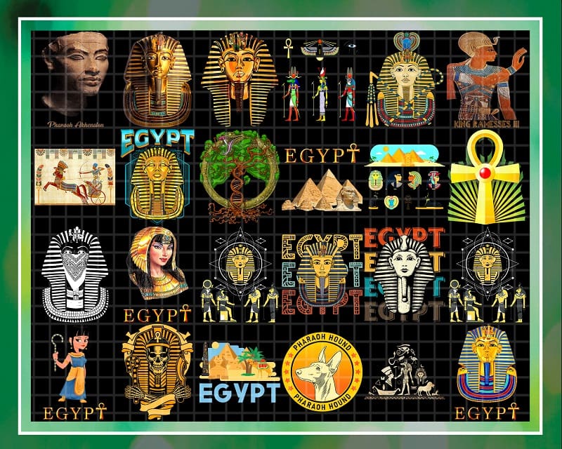 121 Designs Pharaoh PNG Bundle, Tutankhamun, Cleopatra png, Dyramid png, Egyptian bundle, Ancient Egypt, Symbols Pharaohs, Digital download 1018488197