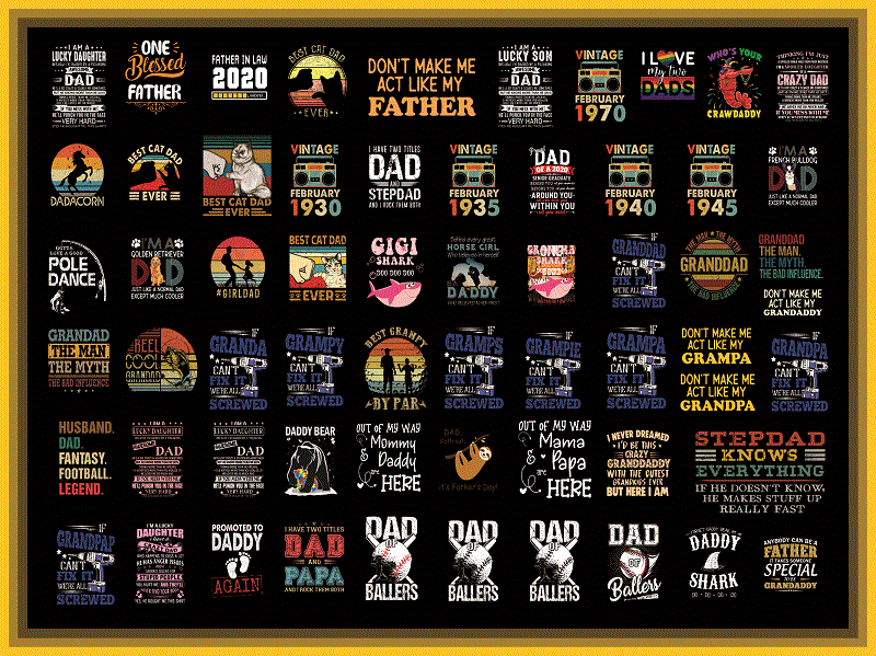 Combo 300+ Father PNG Bundle, Daddy Shark PNG, Gift For Dad, Daddy of Mr One Derful, Straight Outta My Thirties, Father Day, Graphic Clipart 968299965