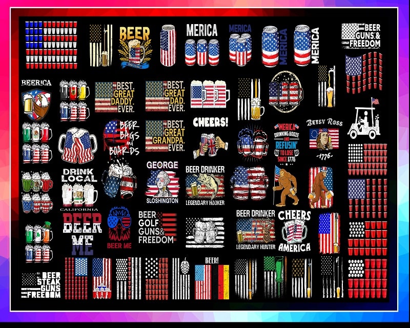 Combo 535+ Beer American Bundle PNG, Beer American Flag, Freedom and Beer Merica USA, Funny Beer Drinking, Beer Drinkers,sublimation digital 998750876