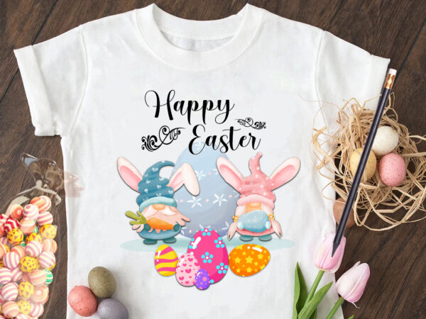 Happy easter day , easter egg gnomies diy crafts, easter day svg files for cricut, easter egg silhouette files, rabbit ear cameo htv prints graphic t shirt
