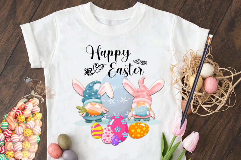Happy Easter Day , Easter Egg Gnomies Diy Crafts, Easter Day Svg Files For Cricut, Easter Egg Files, Rabbit Ear Cameo Htv Prints