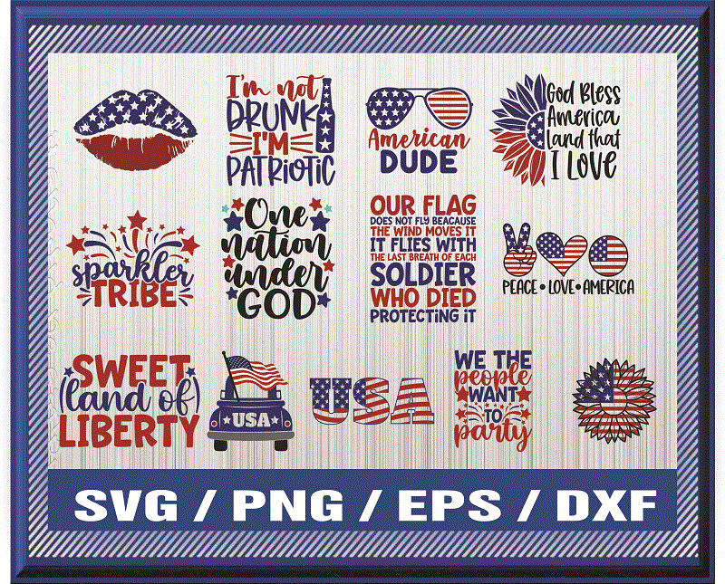31 4th Of July SVG Bundle, Independence Day, Patriotic Svg, Patriotic Svg, Veteran Svg, America Svg, Veteran Svg, USA SVG, Instant Download 1000961377