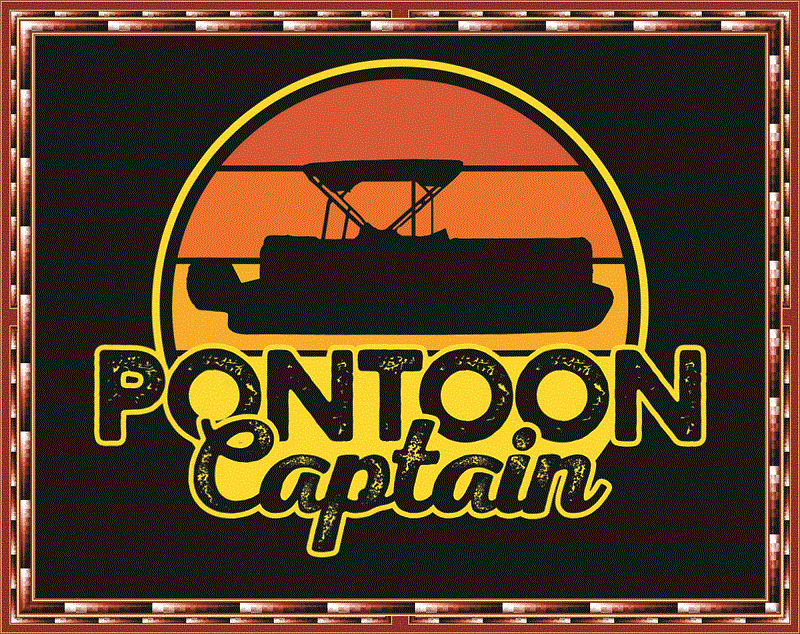 Combo 60 Pontoon PNG – Pontoon Life, Boating, Boat life PNG – Pontoon Retro Design PNG 1005968659