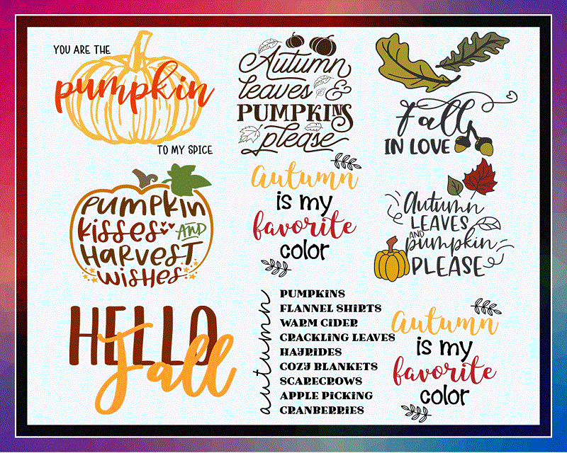 46 Autumn PNG Bundle, Fall png, Pumpkin Happy Thanksgiving, Motto Harvest, Holiday png, Autumn Vibes Png, Autumn Quotes, Digital Download 1037312036