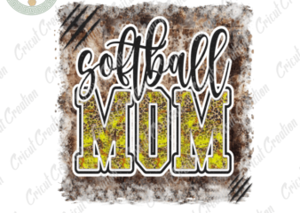 Mother Day, Softball Mom Diy Crafts, Mom Day Gift PNG files, Mom lover Silhouette Files, Trending Cameo Htv Prints