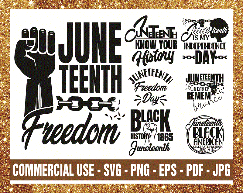 Combo 41 Designs Black Lives Matter SVG, Juneteenth Freedom 1965, Black History, Cut File, Clipart, PrintableCommercial use instant download CB823855941