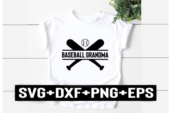 Baseball grandma t shirt template