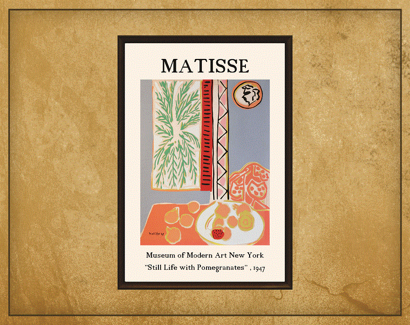 Henri Matisse Digital Print Set of 6 , Printable Exhibition Poster , Matisse Poster , Exhibition Wall Art , Matisse Wall Art ,Gallery Poster 999591821