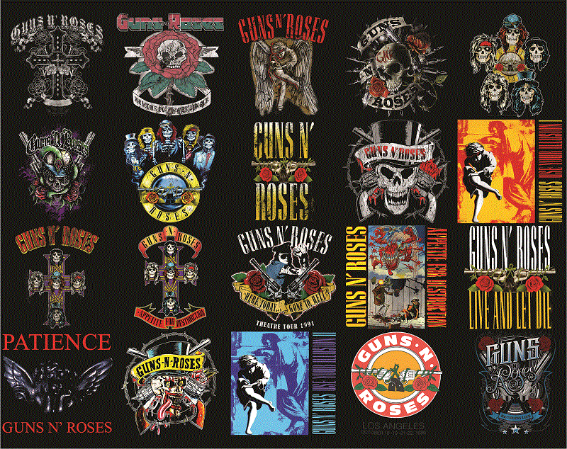 Bundle 59 Designs Guns N Rose png, Skull, Rock Classic, Rock Lover, Digital Designs, Printable, Instant Download 1032720867