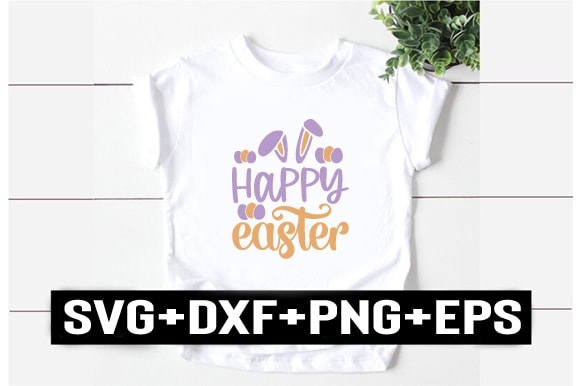 Happy easter graphic t shirt