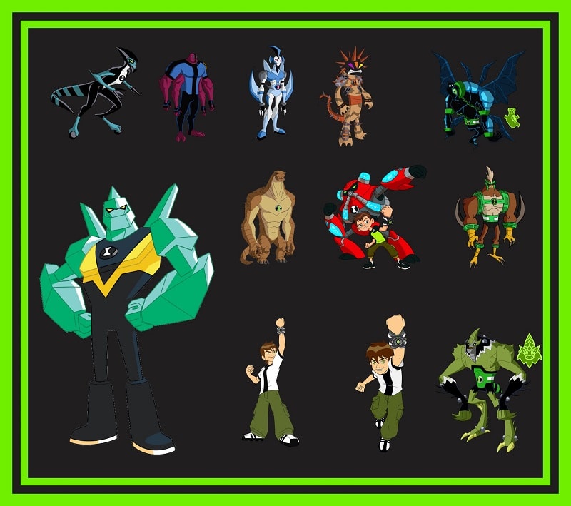 Cartoon Characters: Ben 10 (PNG)