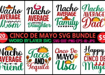 Cinco De Mayo Svg Bundle, Svg Vector T-shirt Design Cinco De Mayo Designs, Summer Svg, Tequila Svg Tacos Svg, Party Svg, Fiesta Svg, Music Svg, Cricut, Silhouette,de Mayo Dxf, Png,