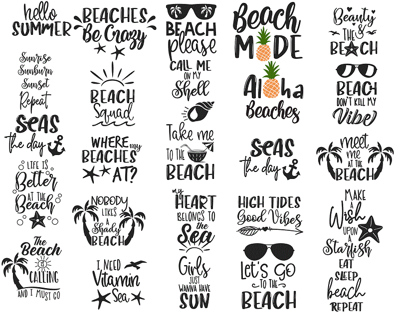 Combo 140+ Summer SVG Bundle, Hola Beaches Cut File, Beach Svg, Mermaid Svg, Summer Clipart, Beach Shirt Svg, Instant Download CB775219310