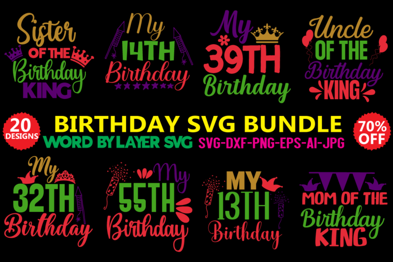 Birthday SVG Bundle Svg Vector t-shirt Design ,Birthday Princess Svg, Birthday Queen Svg, Birthday Squad Svg, Shirt, Birthday King, Drip Cut File Silhouette Cricut,Birthday Queen svg Bundle, Birthday svg Bundle,